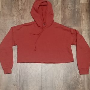 Oversized Cropped Hoodie